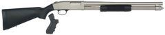 Mossberg 590 Mariner 12 Gauge 20" 8+1 3" Pump-Action Shotgun - Silver Marinecote w/Pistol Grip Kit