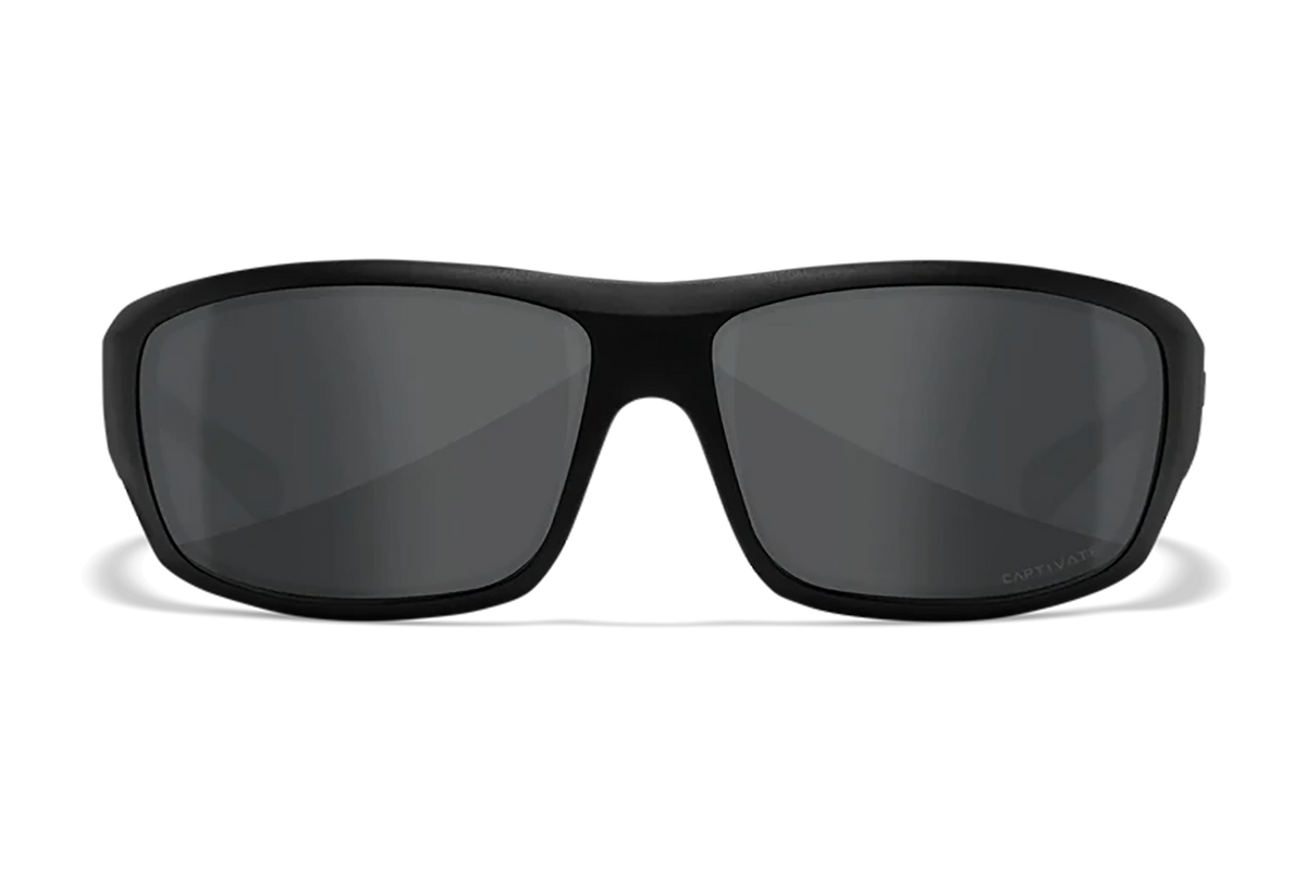 Wiley X Omega M/L Polarized Gray Lens Matte Black Frame Safety Glasses
