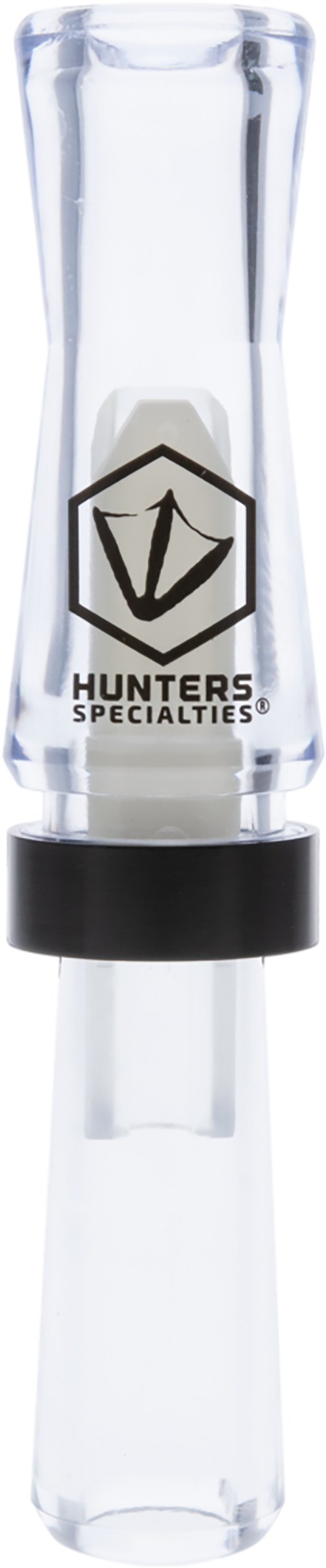 Hunters Specialties Suzie-Q Double Reed Duck Call - Clear Polycarbonate