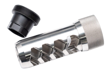 Area 419 Sidewinder Magnum 30 Cal 5/8-24 Stainless Steel Muzzle Brake