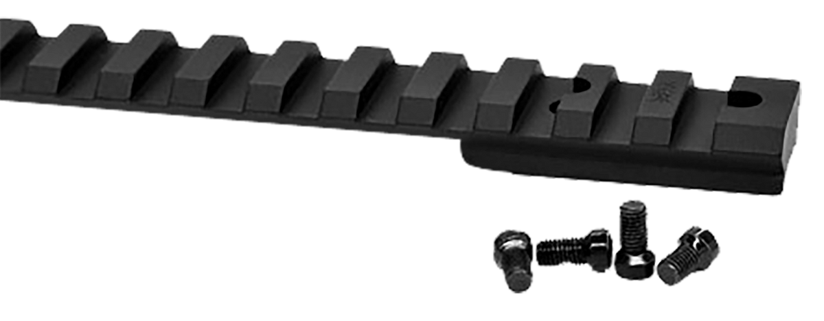 Warne Vapor Picatinny Rail Savage 93 / 93R17 / Mark II Rimfire E 15 MOA - Black Anodized Aluminum