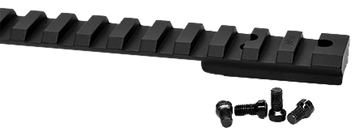 Warne Vapor Picatinny Rail Savage 93 / 93R17 / Mark II Rimfire E 15 MOA - Black Anodized Aluminum