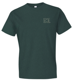 Horizon Design Hornady Double Rocker Olive Heather Short Sleeve T-Shirt XL