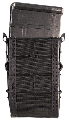 High Speed Gear 41TA00BK TACO Duty Single Rifle Mag Pouch - Black Nylon MOLLE/2 in Belt