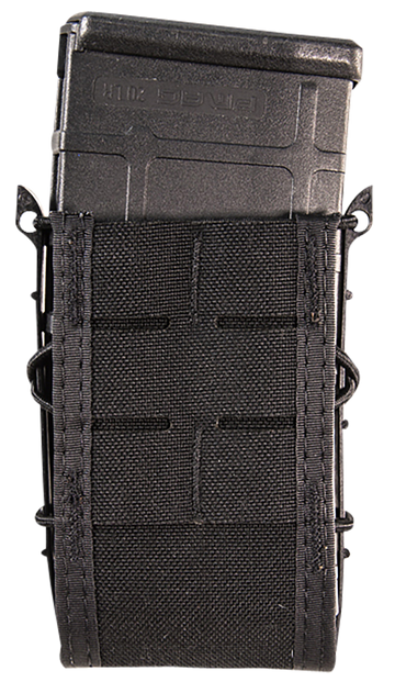 High Speed Gear 41TA00BK TACO Duty Single Rifle Mag Pouch - Black Nylon MOLLE/2 in Belt