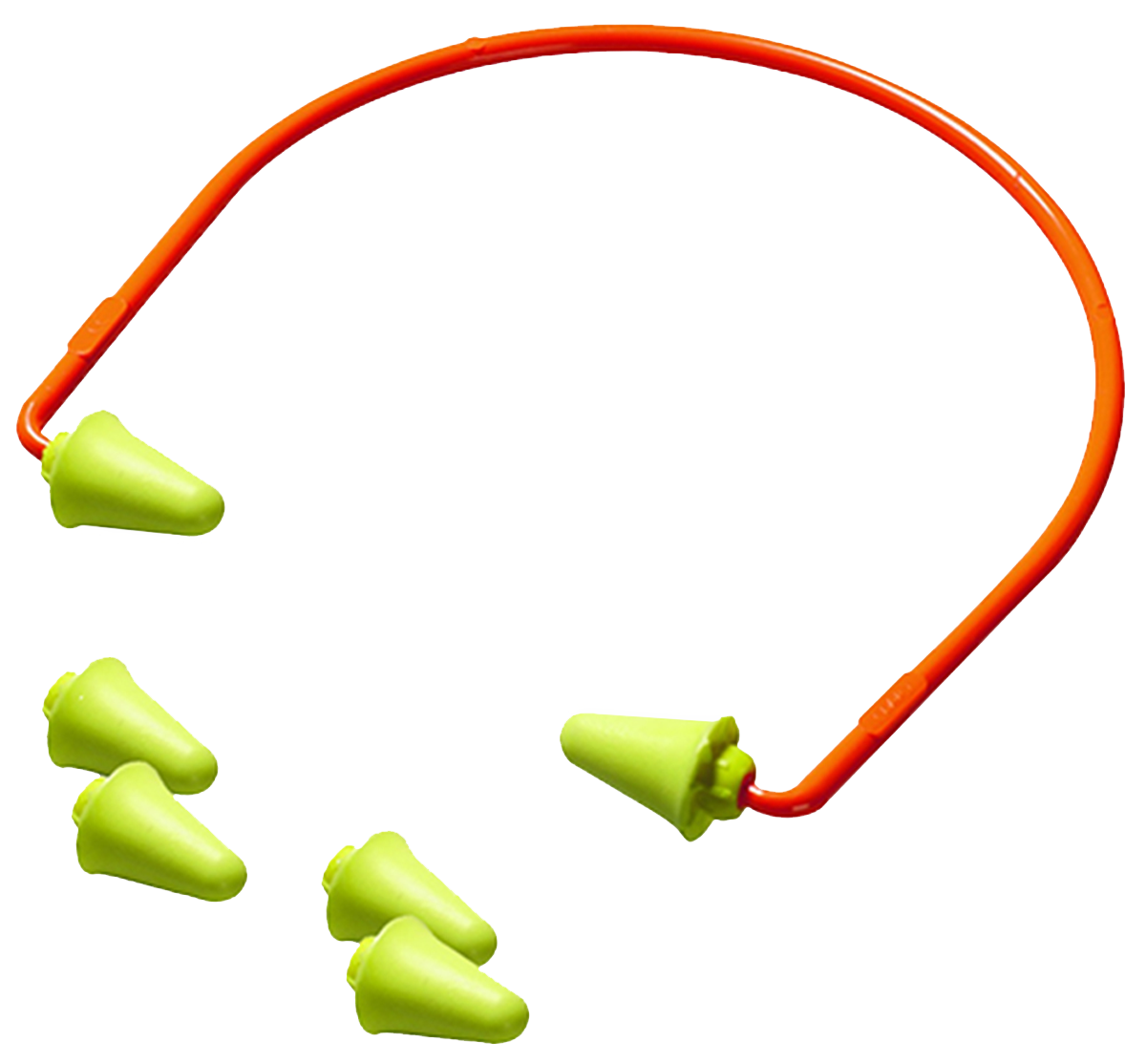 3M Peltor Sport 97065 Banded Earplugs 28 dB NRR Behind The Head Foam - Yellow / Orange