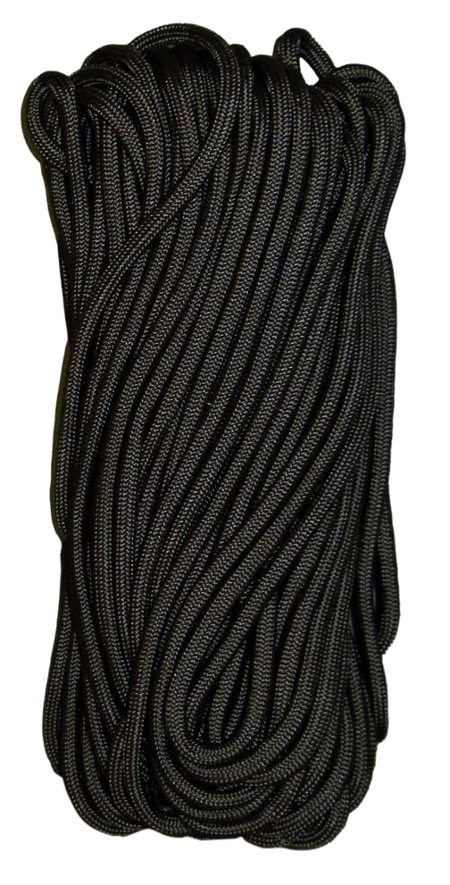 Tacshield 550 Cord Black Paracord 50 ft