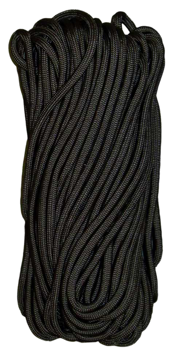 Tacshield 550 Cord Black Paracord 50 ft