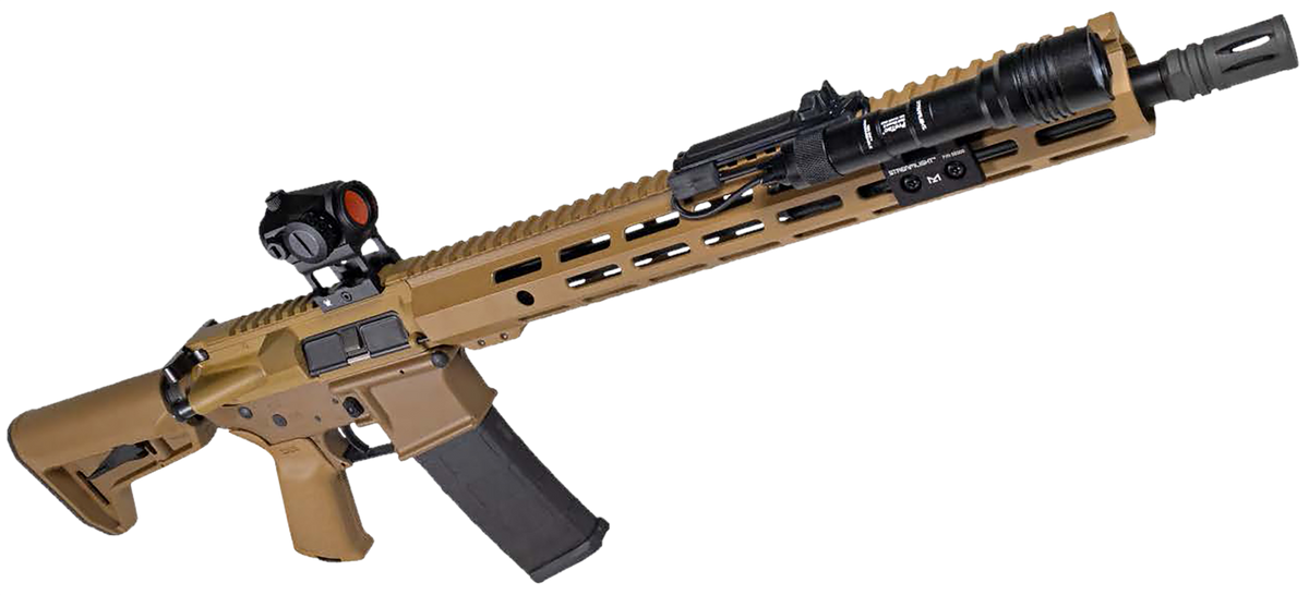Shark Coast Tactical Sunrise 5.56 NATO 16" 30+1 Semi-Auto AR-15 Rifle - Bundle