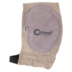 Caldwell Mag Plus Recoil Shield Tan Cloth w/Leather Pad - Ambidextrous