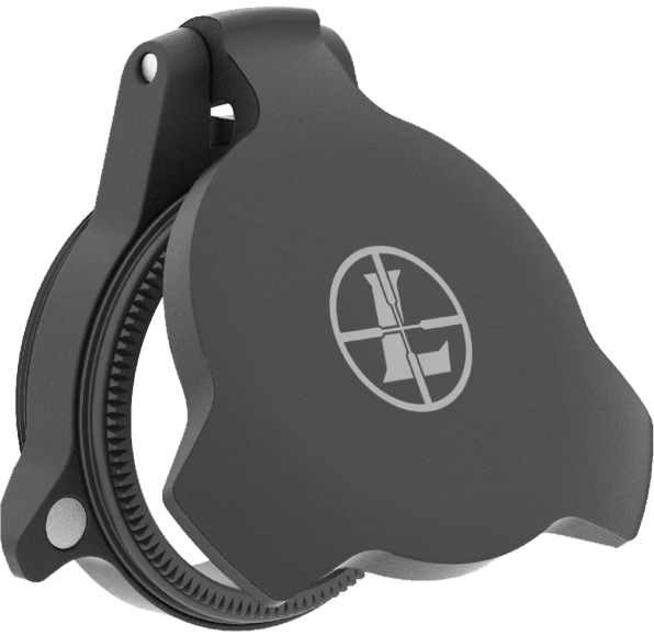 Leupold Alumina Flip-Back Lens Cover 24mm Matte Black Aluminum