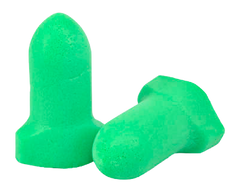 Radians Detour 32 Foam Earplugs 32 dB NRR Disposable Green - 25 Pair