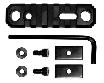 GrovTec GTSW192 3.1" 5-Slot Picatinny Rail - AR-15 Stock Push Button Base
