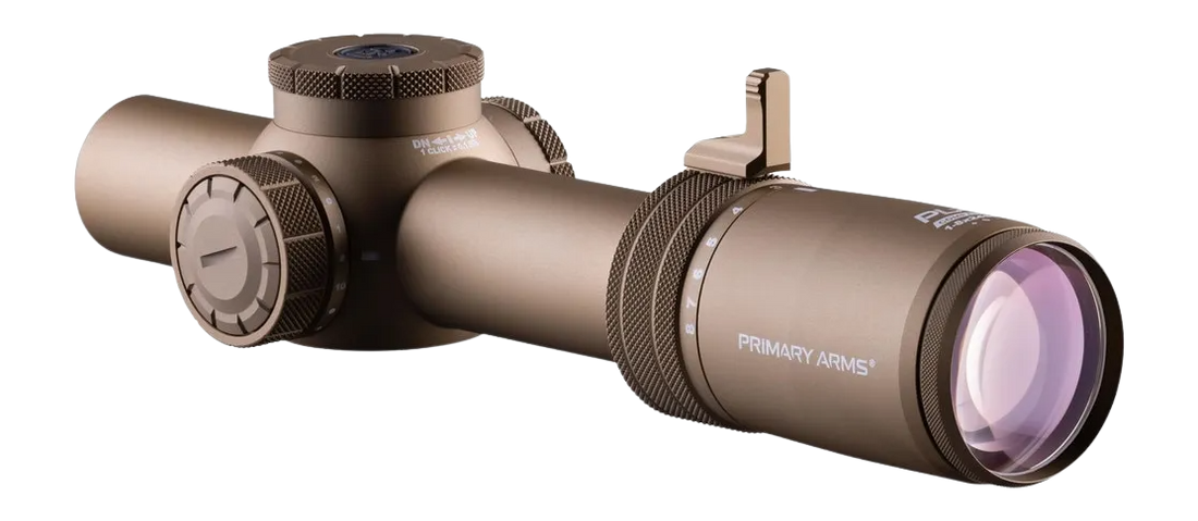 Primary Arms PLxC 1-8x24 FFP Rifle Scope - ACSS Griffin MIL G2 RDB 30mm Tube FDE