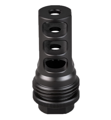 SilencerCo ASR Muzzle Brake .30 Cal 9/16x24 RH Titanium Black Nitride