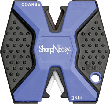 Accusharp 334CD SharpNEasy 2-Step Coarse/Fine Ceramic Stone Sharpener Black/Blue - 24 Pack