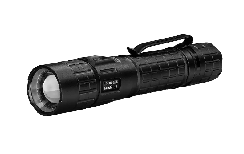 Coast TX300R 3000 Lumen USB-C Rechargeable Tactical Flashlight - Black