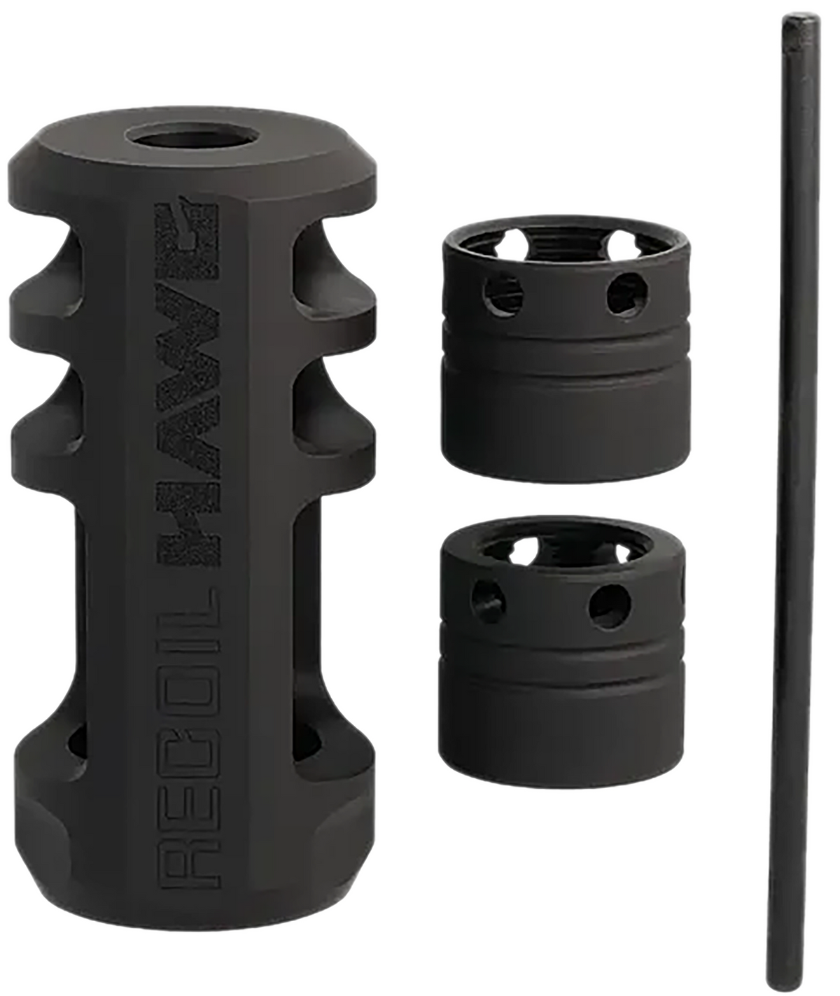 Browning Xeno Recoil Hawg .30 Cal 1/2x28 - Matte Black Muzzle Brake