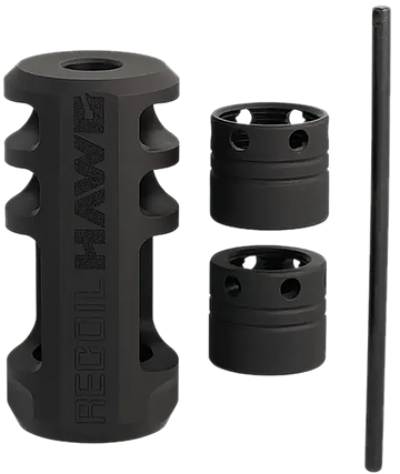 Browning Xeno Recoil Hawg .30 Cal 1/2x28 - Matte Black Muzzle Brake
