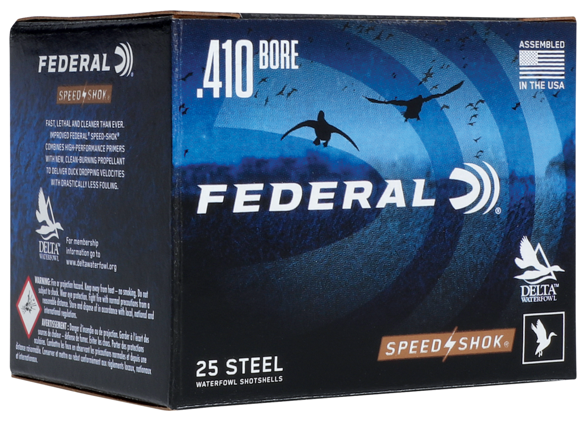 Federal Speed-Shok 410 Bore 3" 3/8 oz 6 Shot - Box or Case