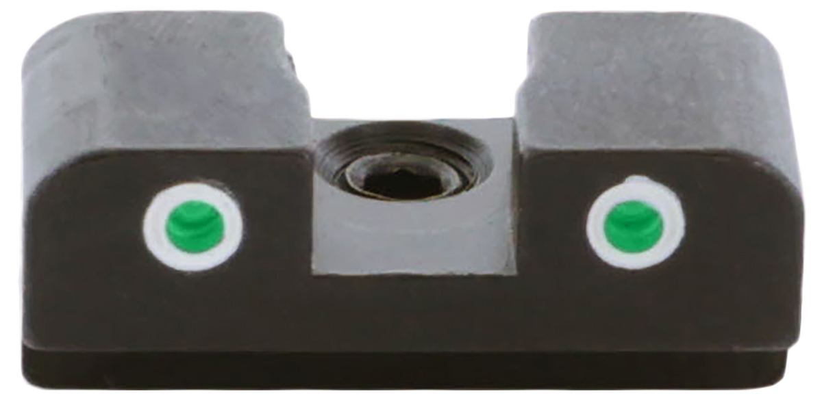Ameriglo XD191R Tritium Rear Sight for Springfield XD/Hellcat Green Tritium White Outline