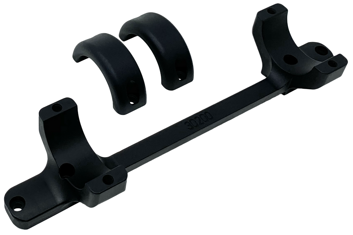 DNZ Game Reaper Savage 30mm Medium 1-Piece Matte Black Scope Mount & Ring Combo - Long Action, Round Receiver