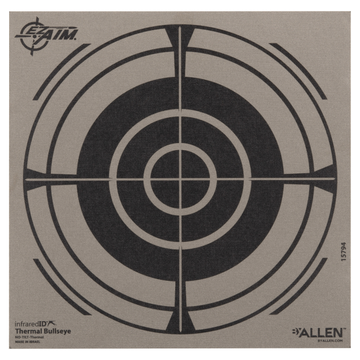 Allen EZ Aim 8" Thermal Bullseye Hanging Paper Target Black/Gray