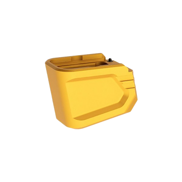 Tyrant CNC TDG19MAGEXGLD Magazine Extension Fits Glock 19/23 Gen 4/5 Gold Aerospace Grade Aluminum