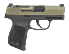Sig Sauer P365 9mm Luger 3.10" 10+1 Micro-Compact Pistol - Moss Green Slide, RMSc Footprint