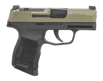 Sig Sauer P365 9mm Luger 3.10" 10+1 Micro-Compact Pistol - Moss Green Slide, RMSc Footprint