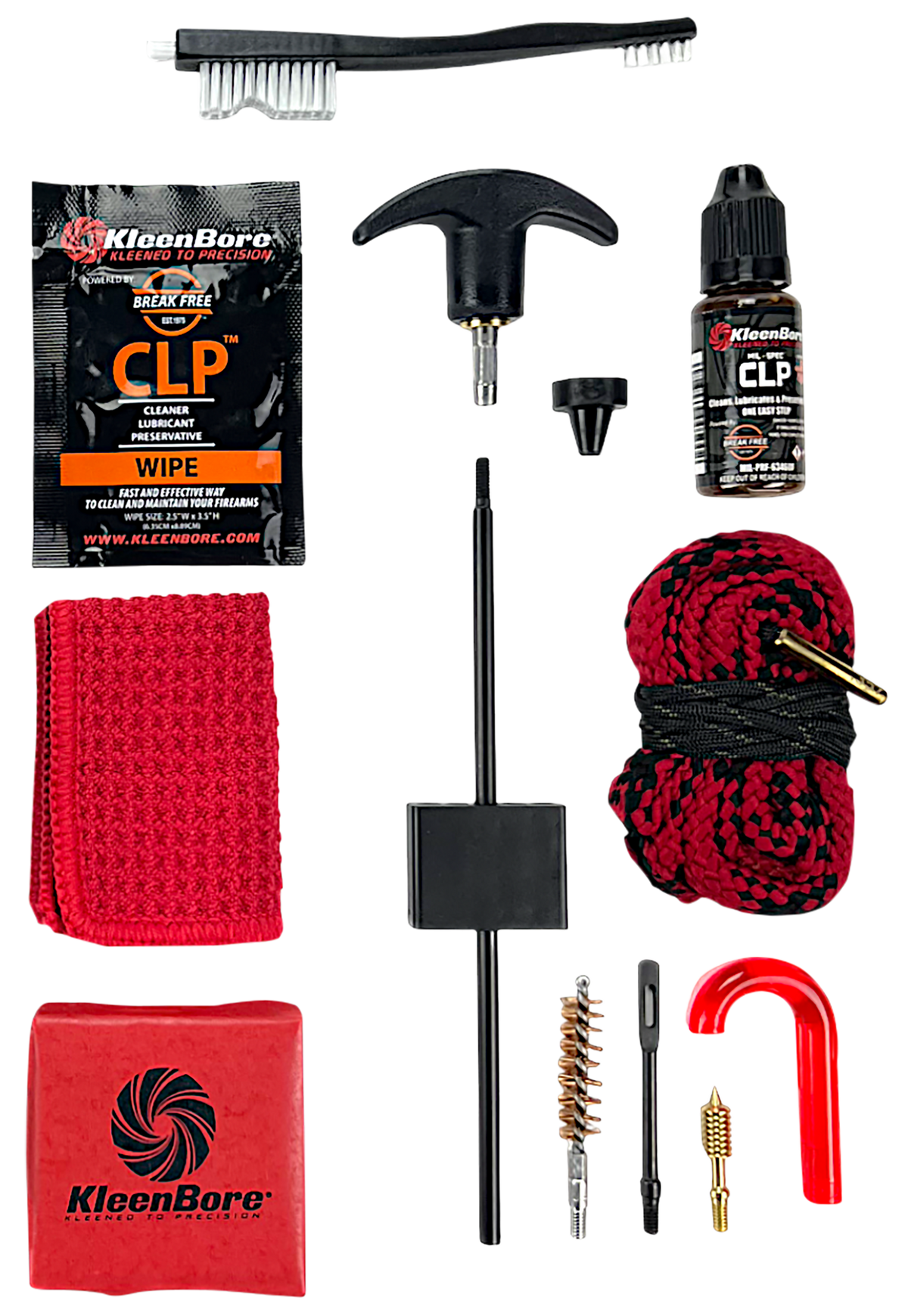 Kleen-Bore KDS9 Dual Kleen Rod & Pull Through Rope Cleaner .38/.357/9mm Handgun