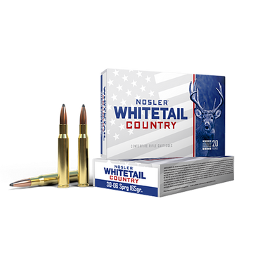 Nosler Whitetail Country 30-06 Springfield 165gr Spitzer Boat Tail - Box or Case
