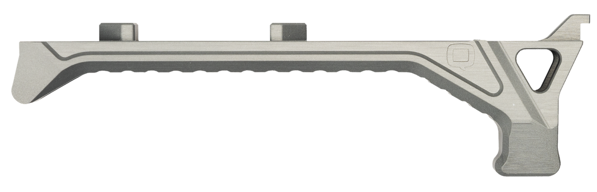 Q Deluxe Q-Sert Hand Stop Silver Anodized Aluminum - 2-Slot