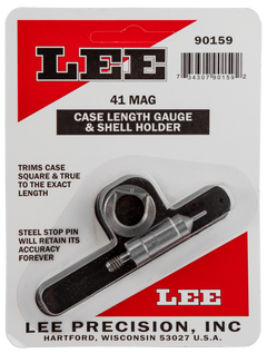 Lee 90159 Case Length Gauge 41 Rem Mag w/ Shell Holder
