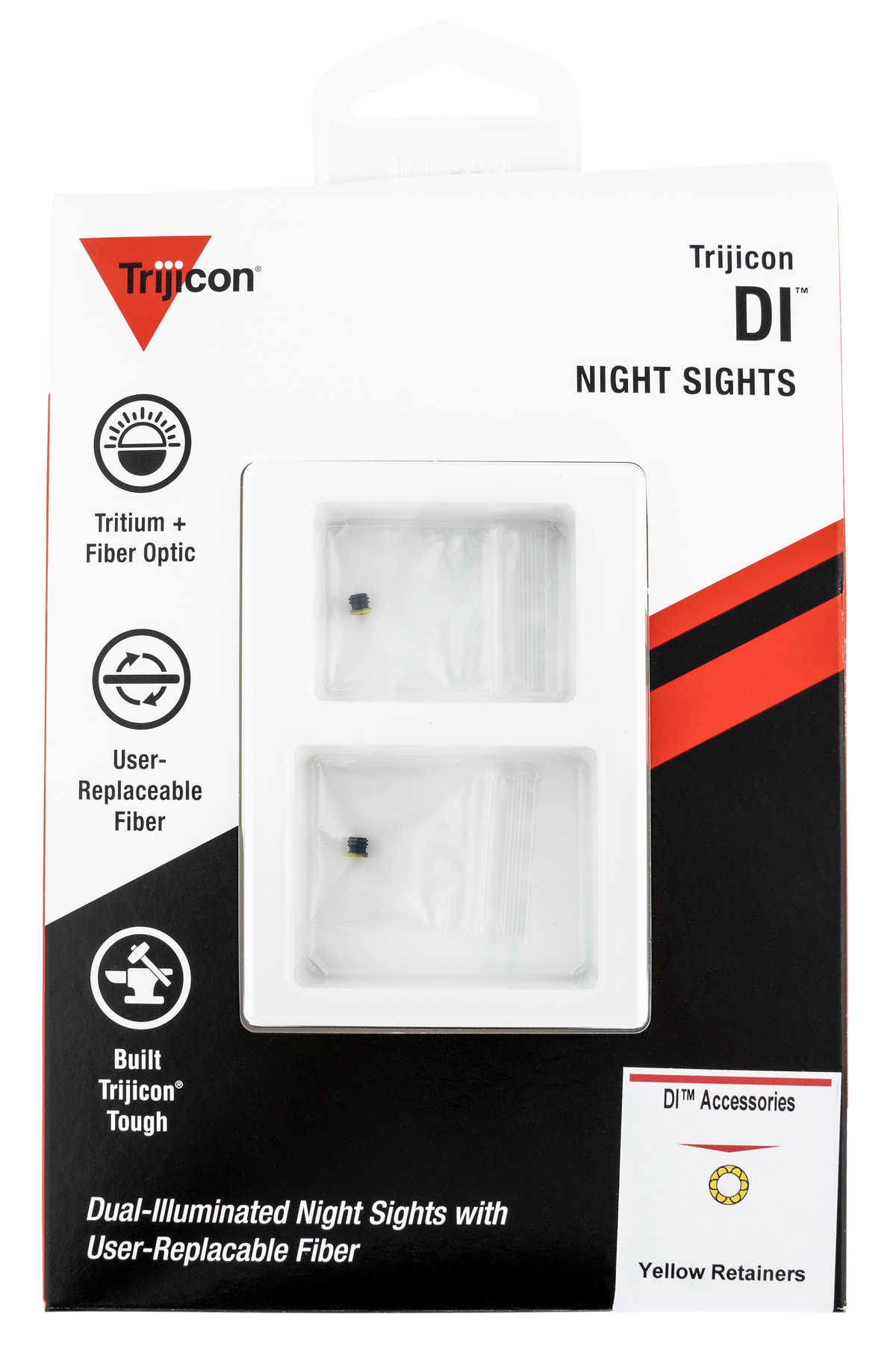 Trijicon AC50014 DI Night Sight Retainer Replacement Pack Yellow - 2-Pack