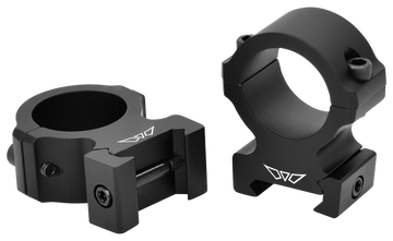 Warne Vapor Horizontal 1" High 0 MOA Matte Black Scope Rings
