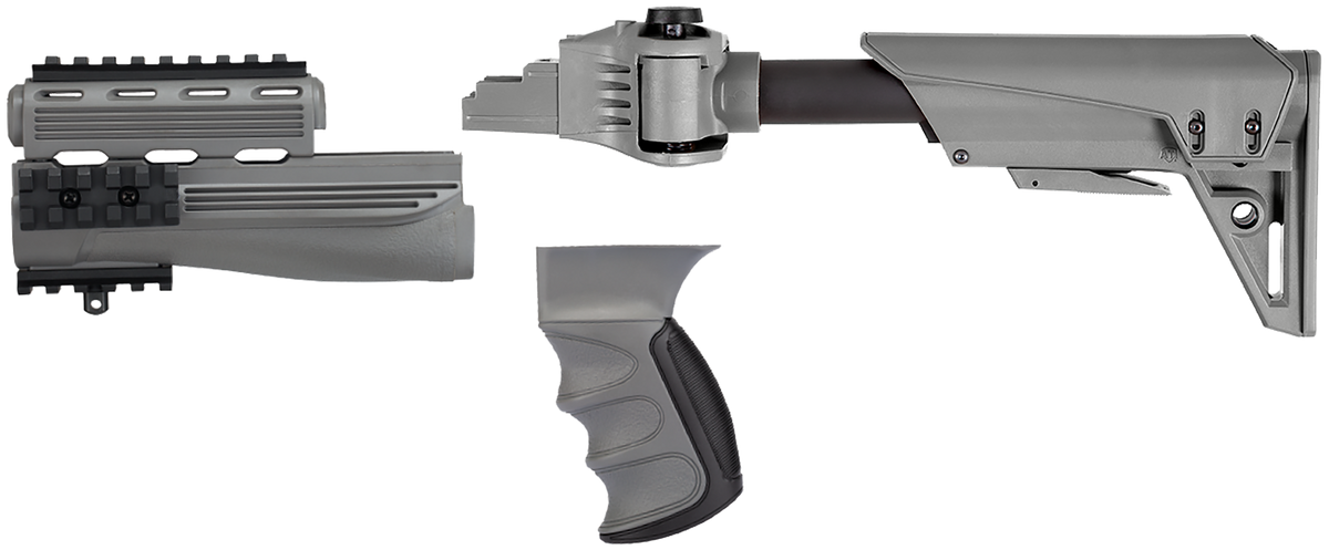 Advanced Technology S-Force GEN2 Gray Fits AK-47 Stock & Handguard Package
