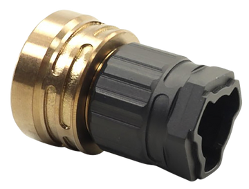 Q LLC Erect9r Three-Way Tri-Lug Mount Black - 9mm Suppressor Adapter