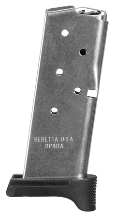 Beretta APX Carry 9mm Luger 6-Rd Stainless Steel Pistol Magazine