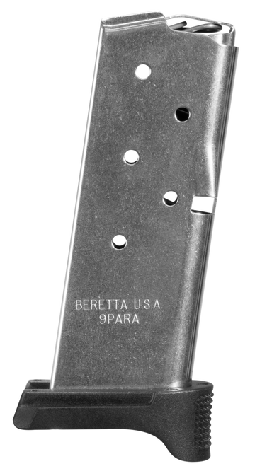 Beretta APX Carry 9mm Luger 6-Rd Stainless Steel Pistol Magazine