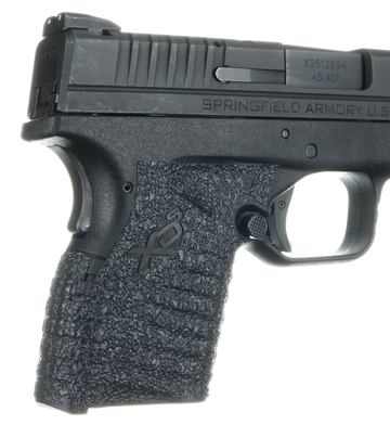 Talon Grips 207R Adhesive Grip Textured Black Rubber Springfield XD-S 9/40/45 Small Backstrap