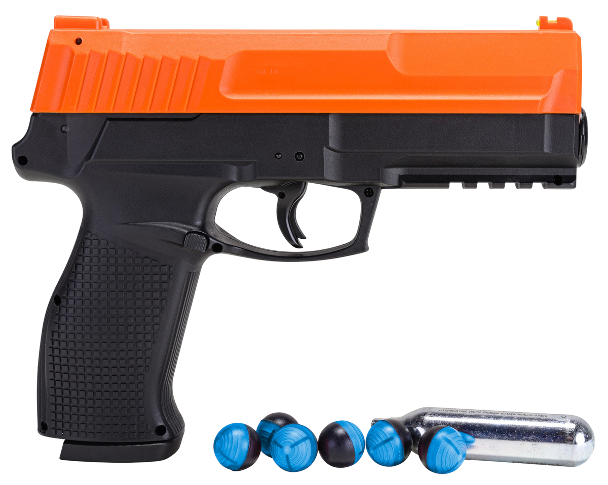 RWS Umarex P2P Secure 68 Cal 6-Rd 4.80" CO2 Semi-Auto Impact Defense Kit