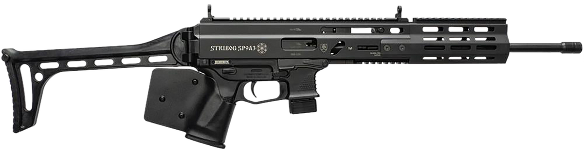 Grand Power Stribog SP9A3 Enhanced 9mm Luger 16" 10+1 Semi-Auto Rifle - CA Compliant