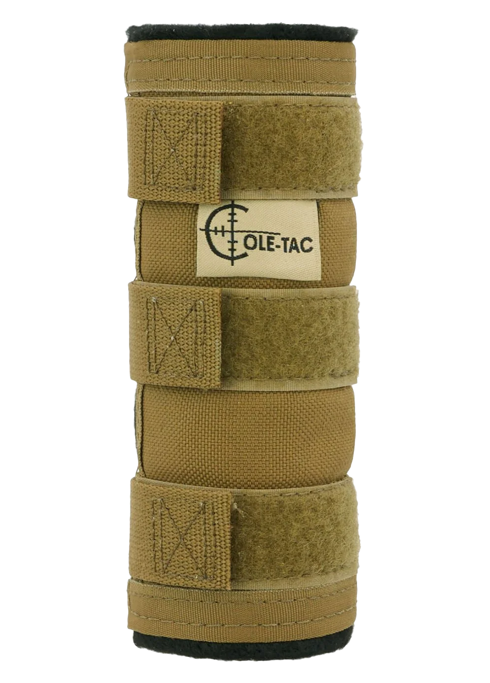 Cole-TAC Metal Python Suppressor Cover 6" Coyote Brown