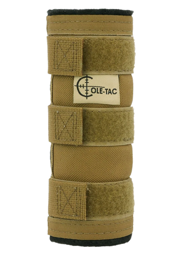 Cole-TAC Metal Python Suppressor Cover 6" Coyote Brown