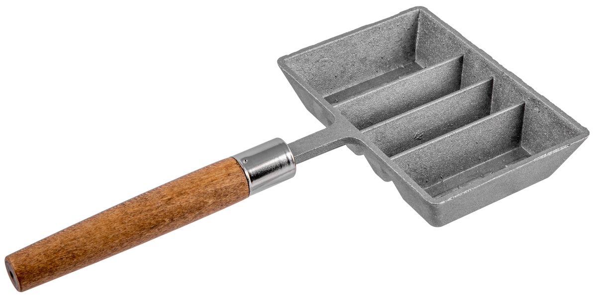 Lee Precision 90029 Ingot Mold 1/2 & 1 lb Aluminum/Wood Silver