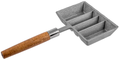Lee Precision 90029 Ingot Mold 1/2 & 1 lb Aluminum/Wood Silver