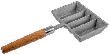 Lee Precision 90029 Ingot Mold 1/2 & 1 lb Aluminum/Wood Silver