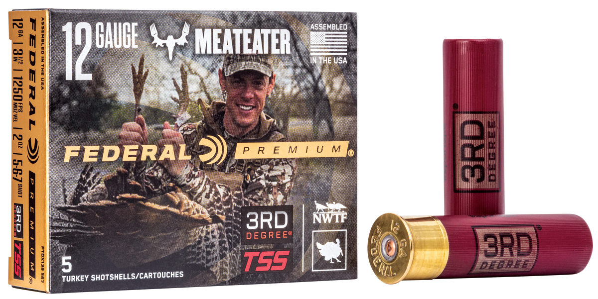 Federal PTDX139567 Premium 3rd Degree 12Gauge 3.50" 2oz 5/6/7Shot 5 Per Box/50 Case