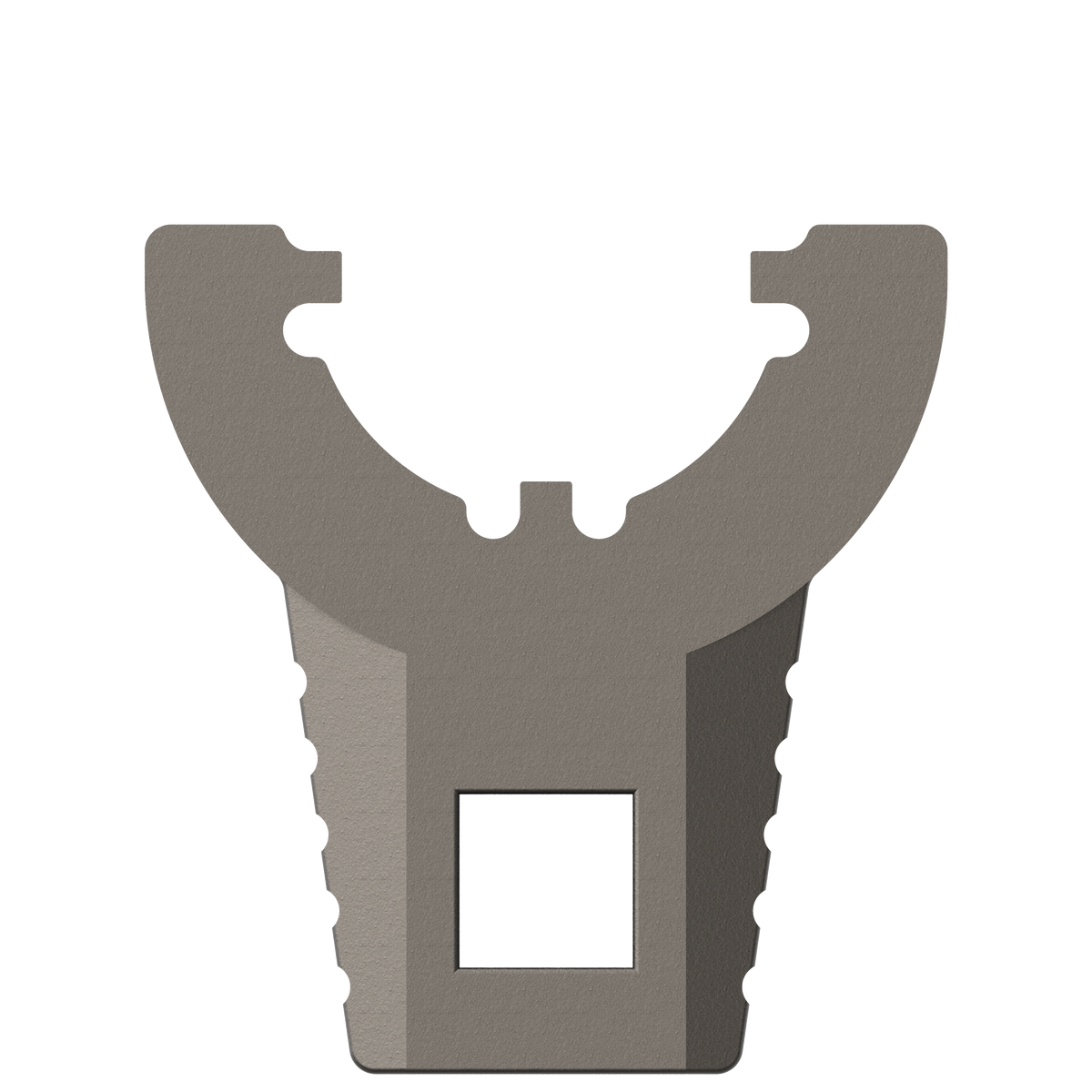 Real Avid Master-Fit Thin Castle Nut Wrench - Titanium/Stainless Steel for AR-Platform